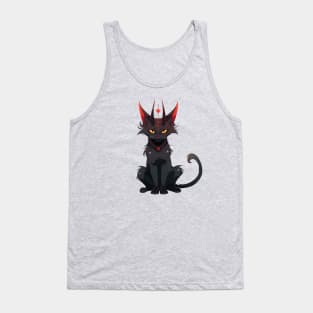 Demonic Black Cat Tank Top